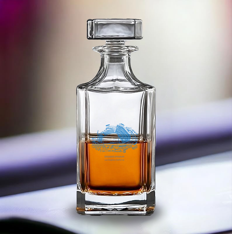 Dodger Stadium Whiskey Bottle-Perfect Gifts for Baseball Fans