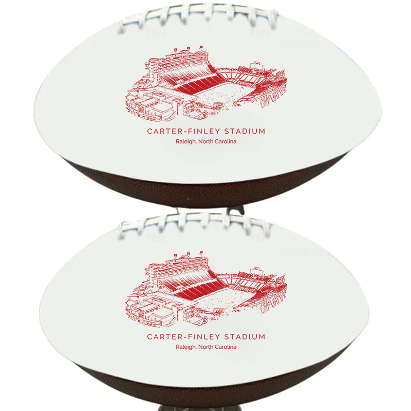 Carter–Finley Stadium - NC State Wolfpack football, Stipple Art College Football
