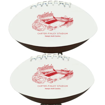 Carter–Finley Stadium - NC State Wolfpack football, Stipple Art College Football