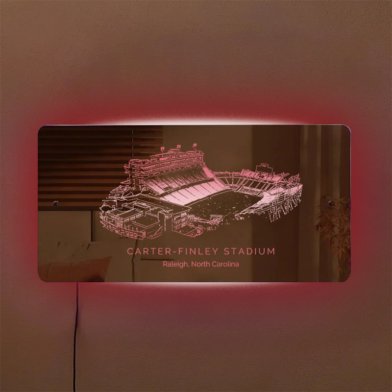 Carter-Finley Stadium Mirror Light-Gifts For Sports Lovers
