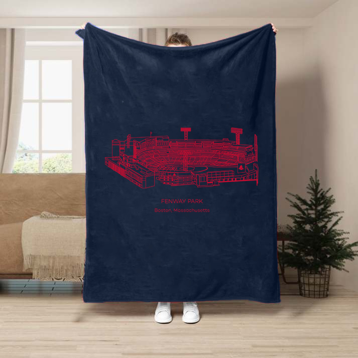 Fenway Park-Boston Red Sox Baseball Stadium Blanket