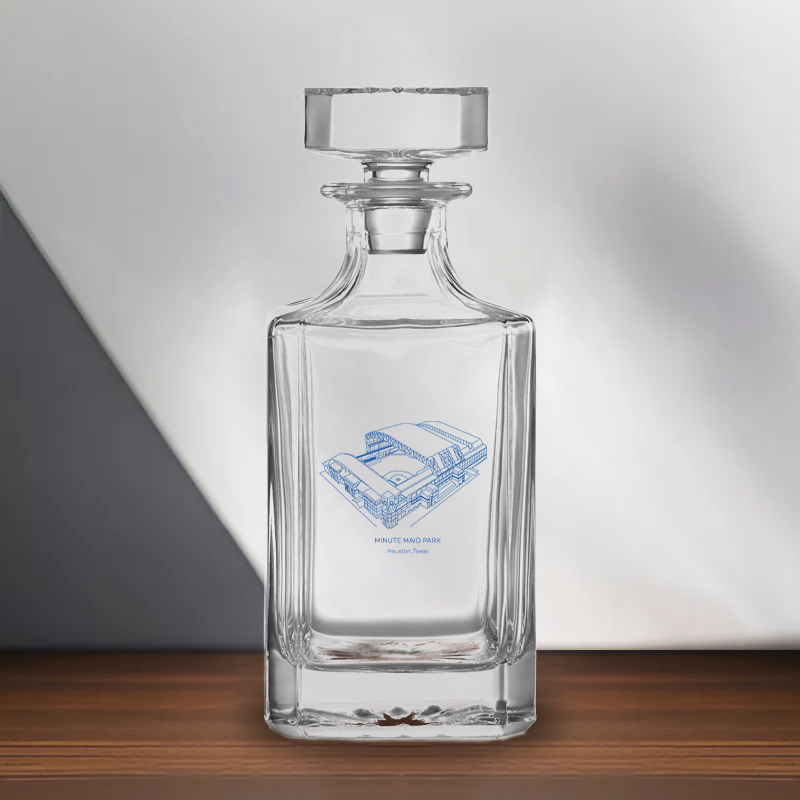 Minute Maid Park Whiskey Bottle-Perfect Gifts for Baseball Fans