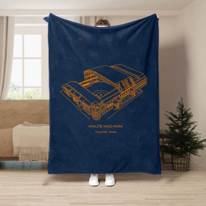 Minute Maid Park-Houston Astros Baseball Stadium Blanket