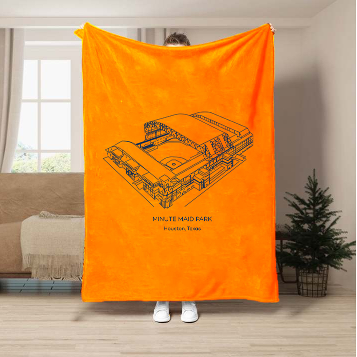 Minute Maid Park-Houston Astros Baseball Stadium Blanket
