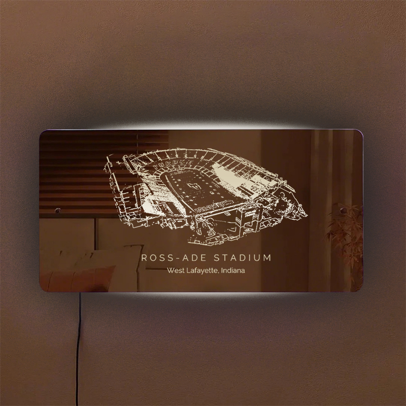 Ross-Ade Stadium - Purdue Boilermakers football Mirror Light - Gifts f