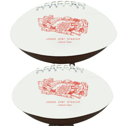 Jones AT&T Stadium - Texas Tech Red Raiders football, Stipple Art College Football