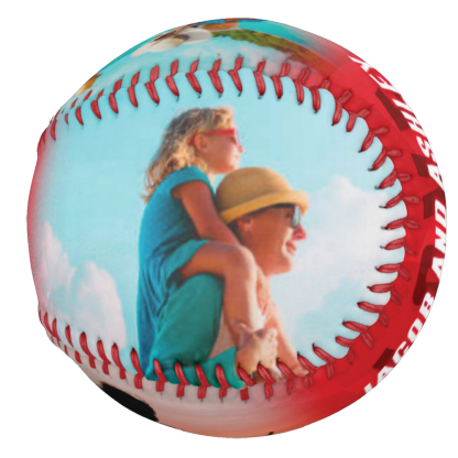 Custom Softball Fathers Day Gift - Strikeout