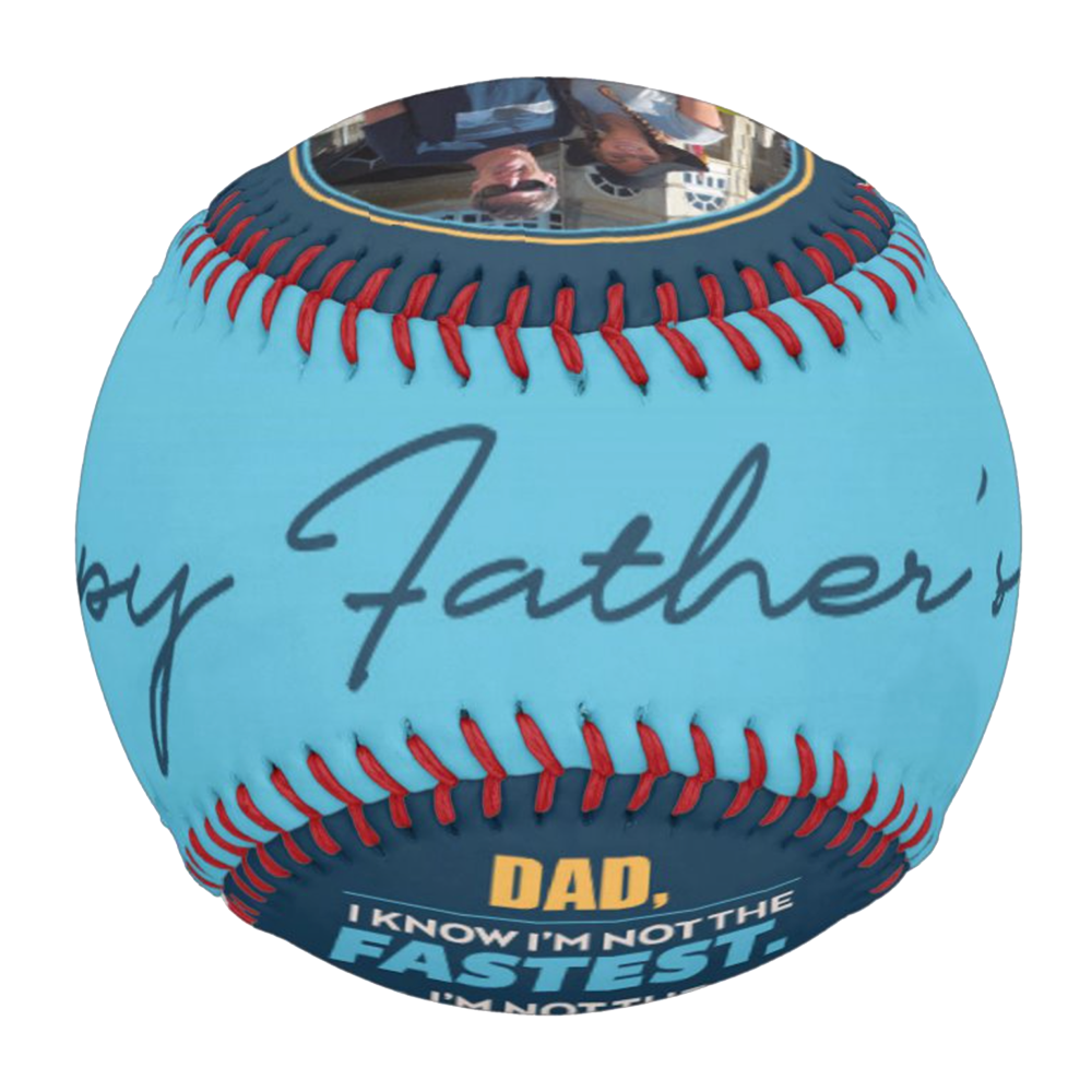 Custom Softball Fathers Day Gift - Two Tone