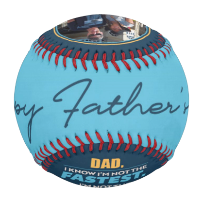 Custom Softball Fathers Day Gift - Two Tone