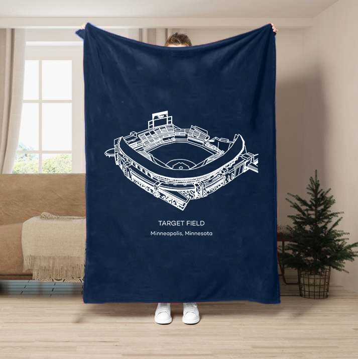 Target Field-Minnesota Twins Baseball Stadium Blanket