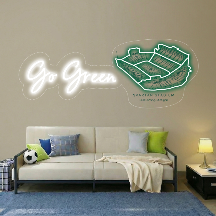 Spartan Stadium LED Neon Light