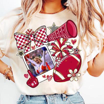 Customize Your Maroon Cheer Sports Jersey to Capture Your Best Moments and Cheer You On for Game Day