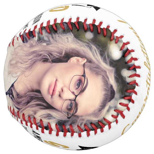 Congratulations Grad Golden Graduation 2 Photo Softball