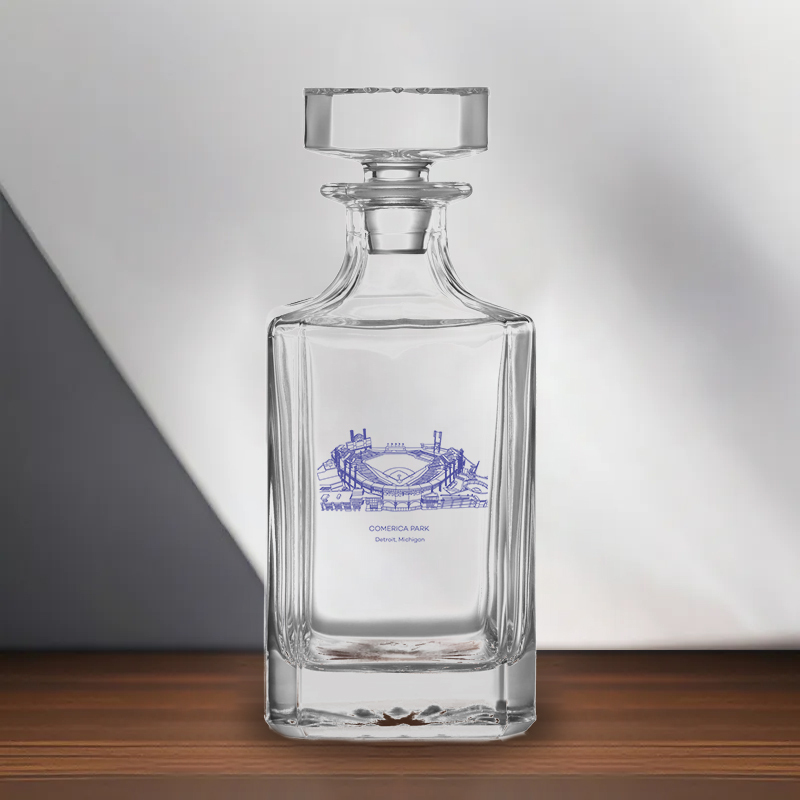 Comerica Park Whiskey Bottle-Perfect Gifts for Baseball Fans