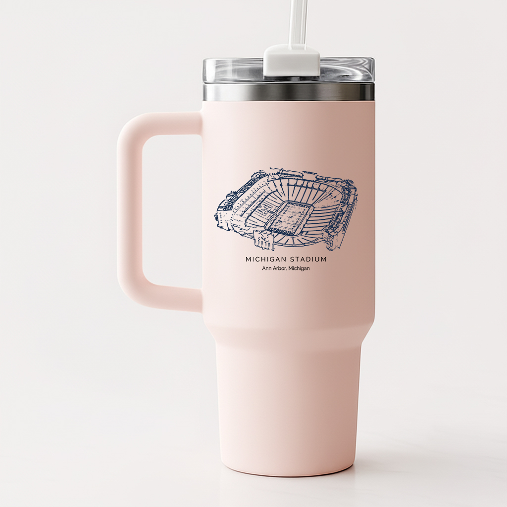 Custom Michigan Stadium Tumbler | Michigan Wolverines