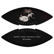 Baby Sonogram First Father's Day Custom Name Football