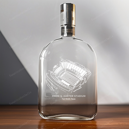 Amon G. Carter Stadium- TCU Horned Frogs Whiskey Bottles