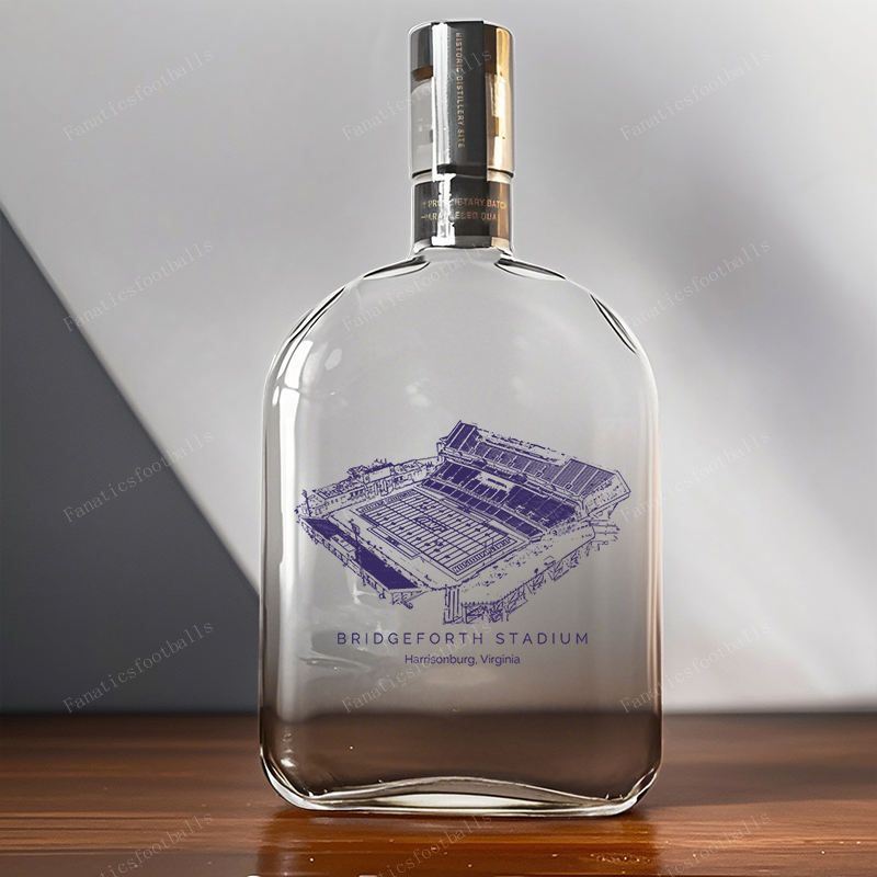 Bridgeforth Stadium- James Madison Dukes Whiskey Bottles