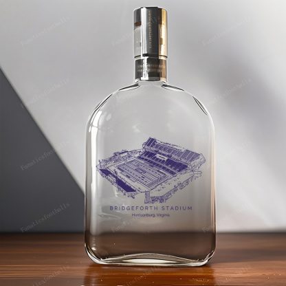 Bridgeforth Stadium- James Madison Dukes Whiskey Bottles