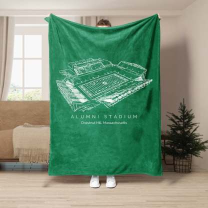 Alumni Stadium - College Football Blanket