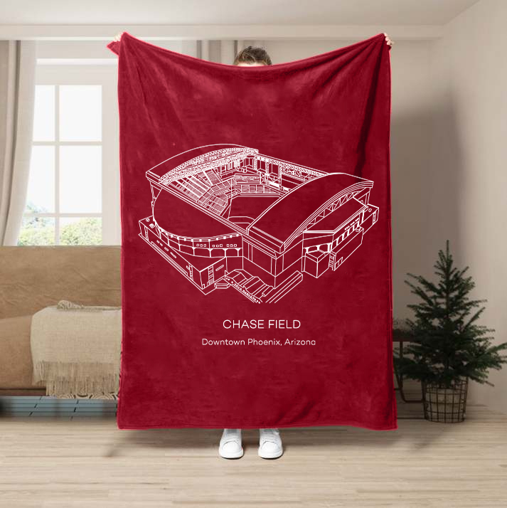 Chase Field-Arizona Diamondbacks Baseball Stadium Blanket