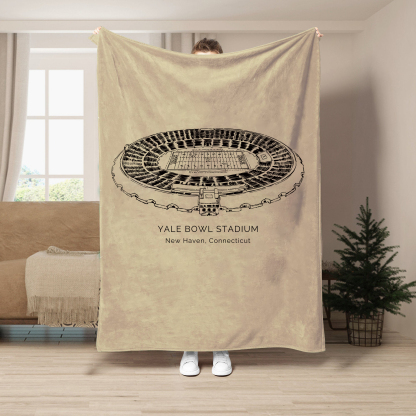 Yale Bowl - Yale Bulldogs football, Football Blanket