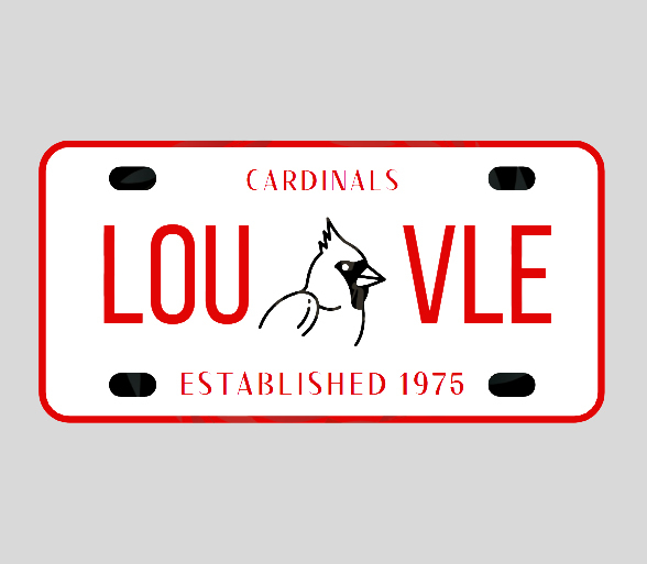 Custom Embroidery Team License Plate Crewneck