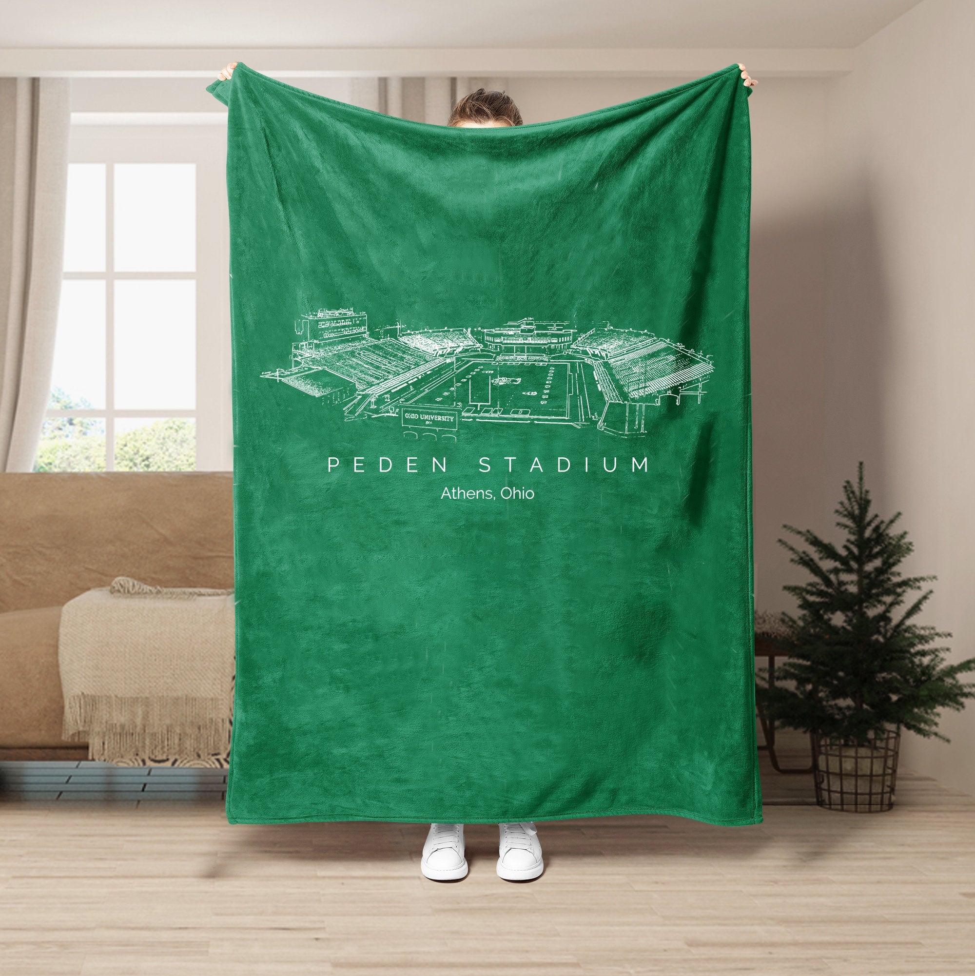 Peden Stadium - College Football Blanket
