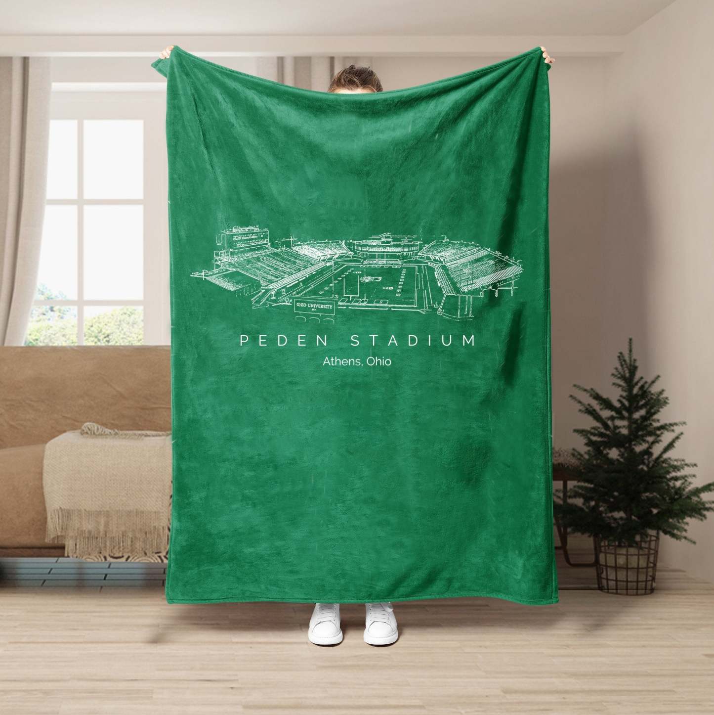Peden Stadium - College Football Blanket