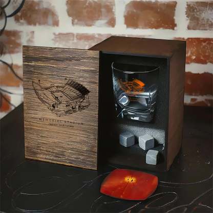 Memorial Stadium (Clemson) -Clemson Tigers football Whiskey Cup Set Se