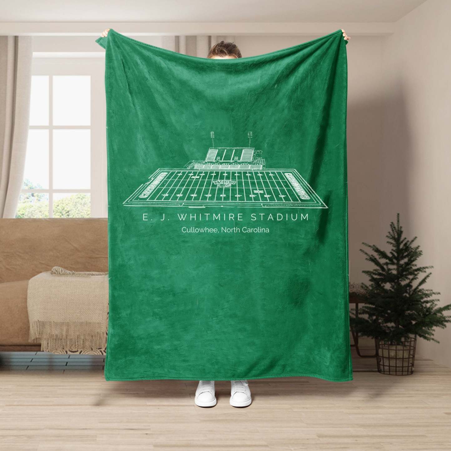 E. J. Whitmire Stadium - College Football Blanket