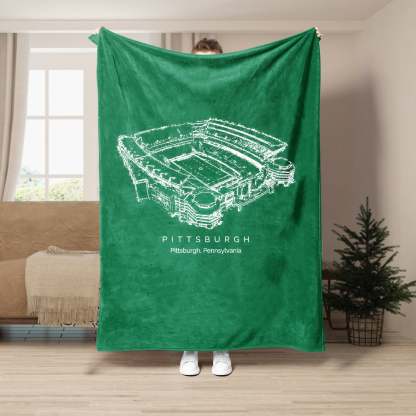 Acrisure Stadium - College Football Blanket