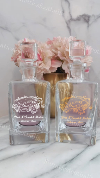 Doak Campbell Stadium Whiskey Bottles-Gifts For Sports Lovers