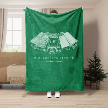 M. M. Roberts Stadium - College Football Blanket