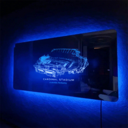 Cardinal Stadium Mirror Light - Gifts for Sports Lovers