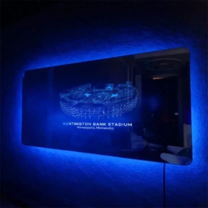 Huntington Bank Stadium Mirror Light - Gifts for Sports Lovers