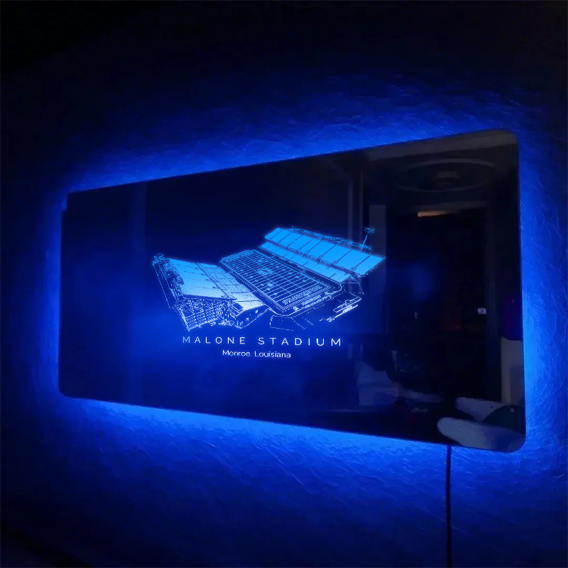 Malone Stadium Mirror Light - Gifts for Sports Lovers
