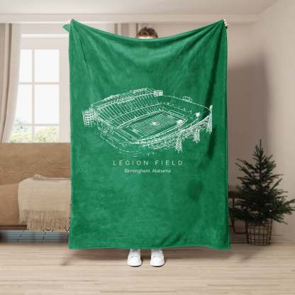 Legion Field Stadium  - College Football Blanket