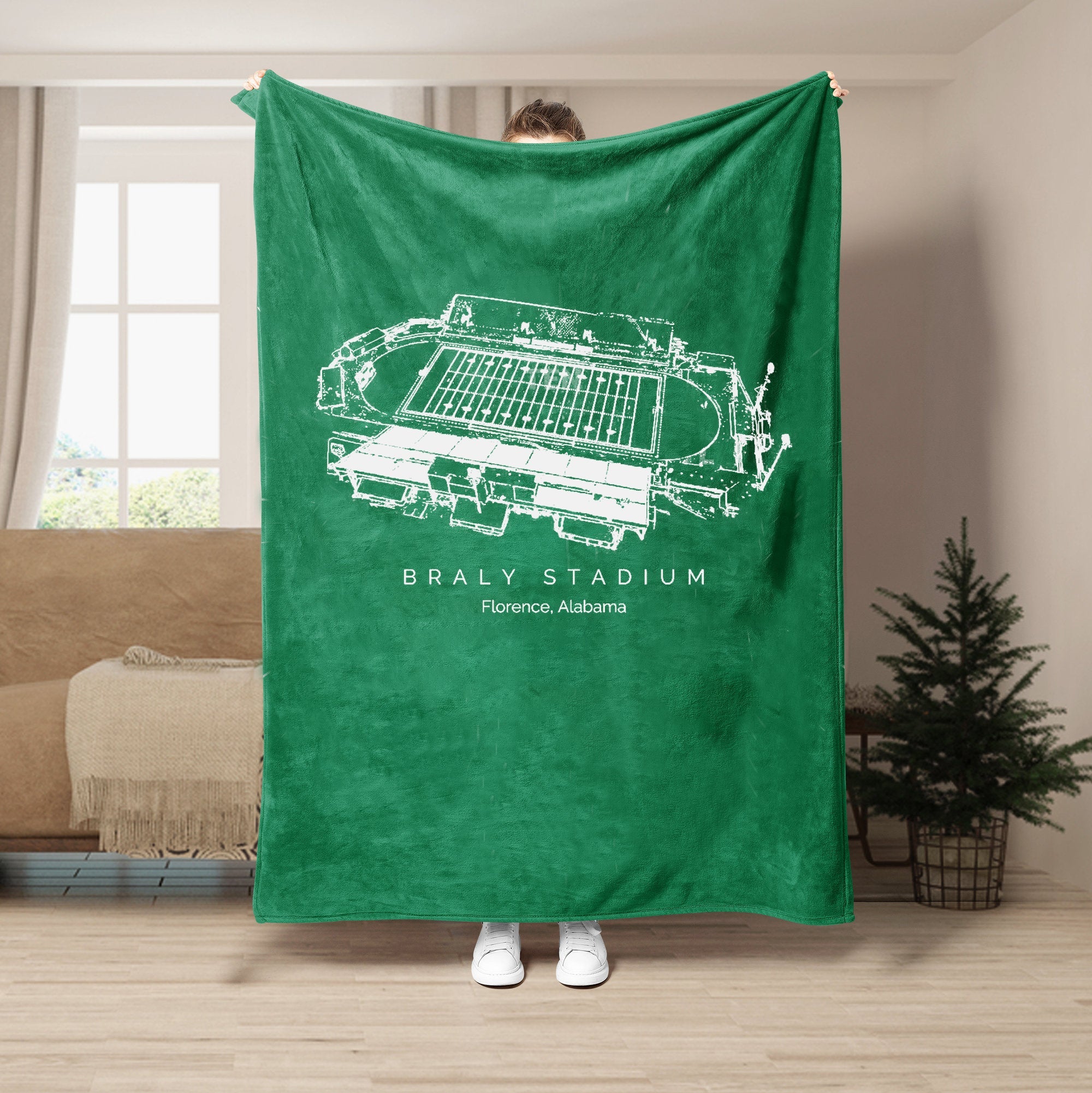 Braly Stadium - College Football Blanket
