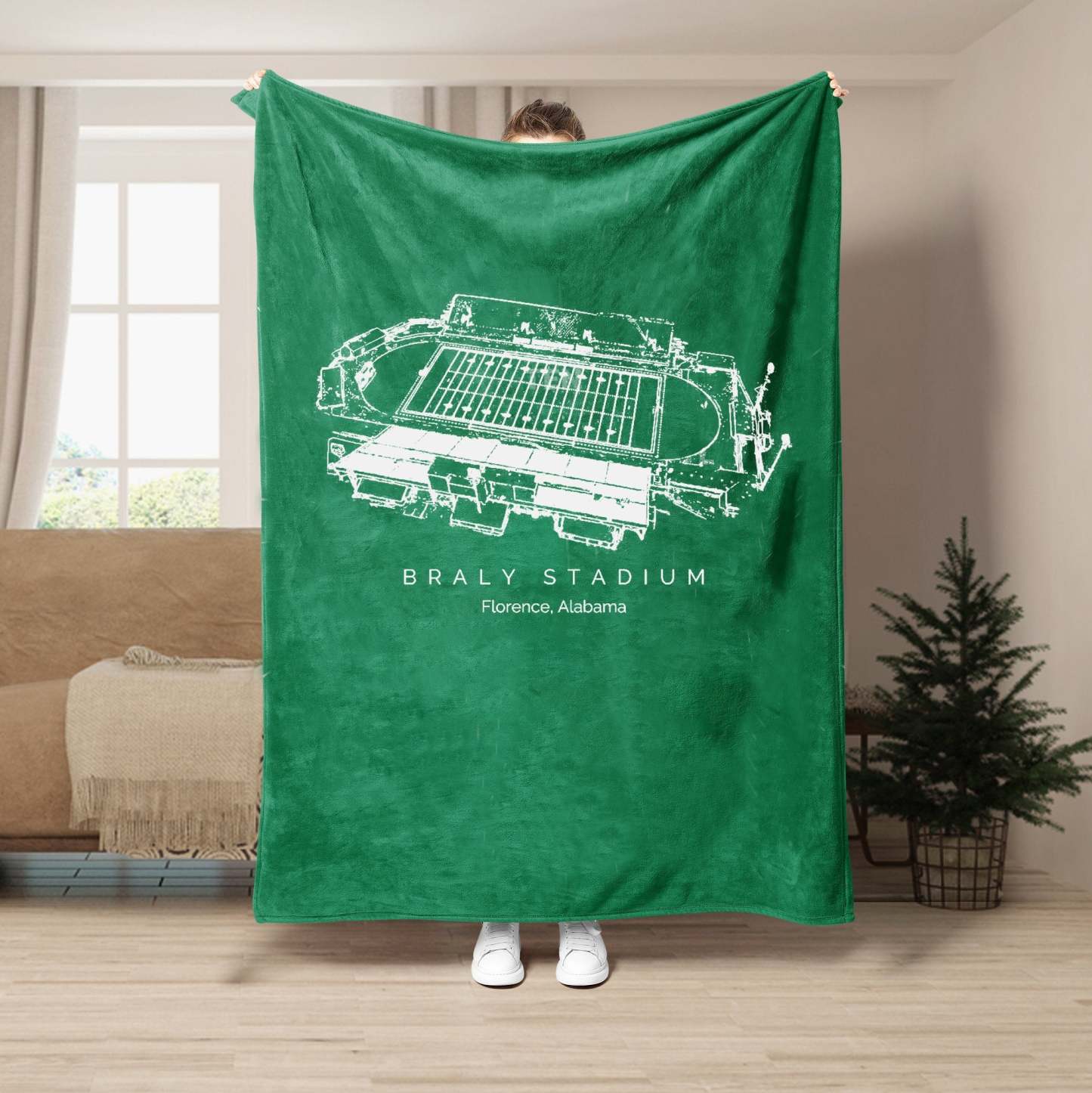 Braly Stadium - College Football Blanket