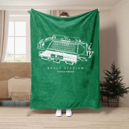 Braly Stadium - College Football Blanket