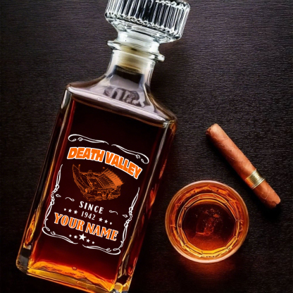 Memorial Stadium (Clemson) Stadium-Clemson Tigers Football Whiskey Bottle Decanter