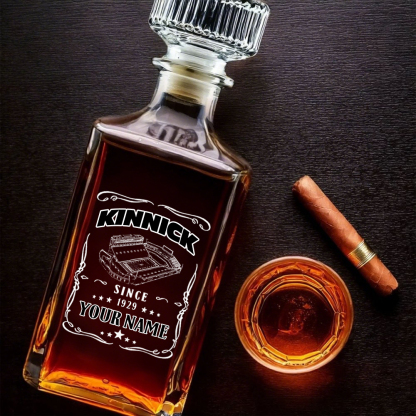 Kinnick Stadium-Iowa Hawkeyes Football Whiskey Bottle Decanter