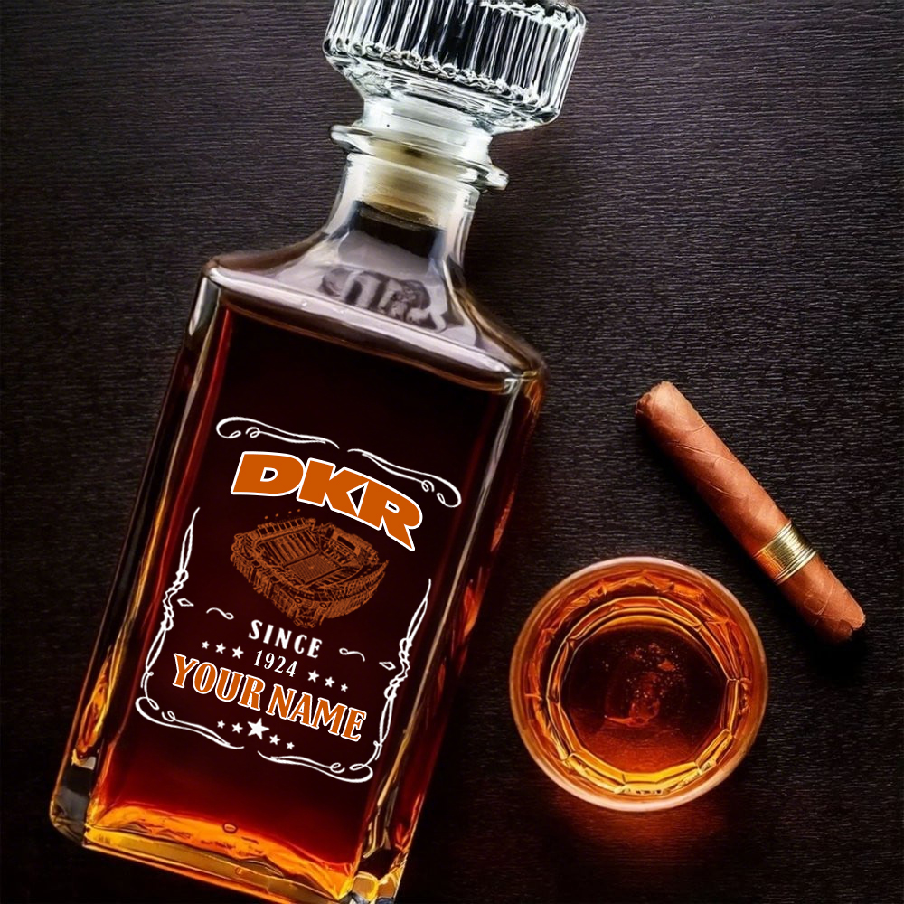 Darrell K Royal-Texas Memorial Stadium-Texas Longhorns Football Whiskey Bottle Decanter