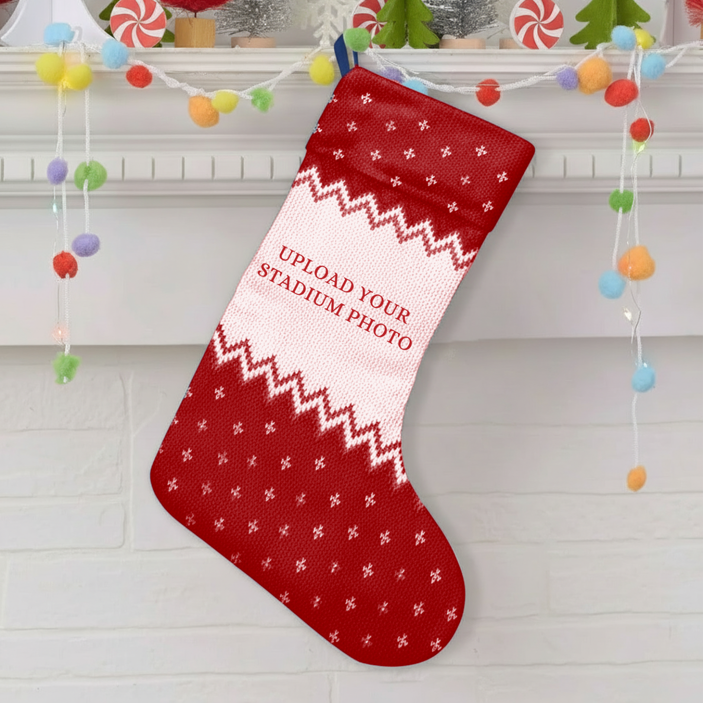 Customized Stadium Christmas Stocking Gift For Family Member - Limited Edition