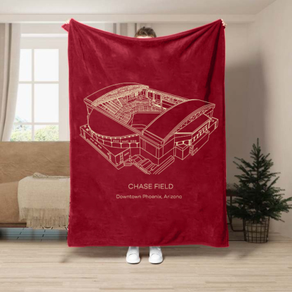 Chase Field-Arizona Diamondbacks Baseball Stadium Blanket