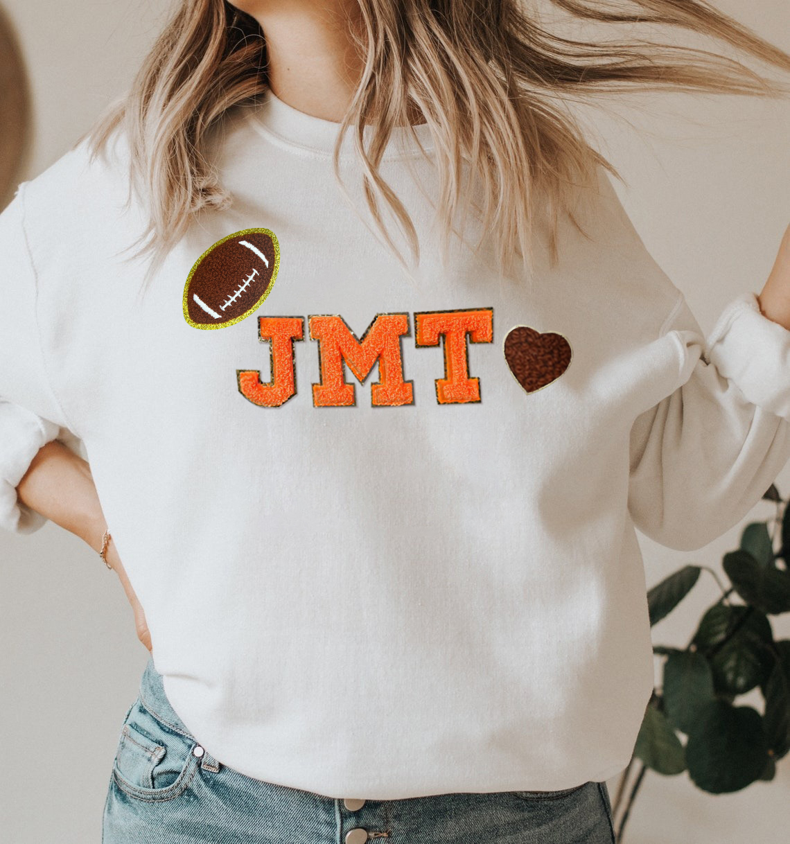 Custom Embroidered Applique Patch Sport Sweatshirt/Hoodie