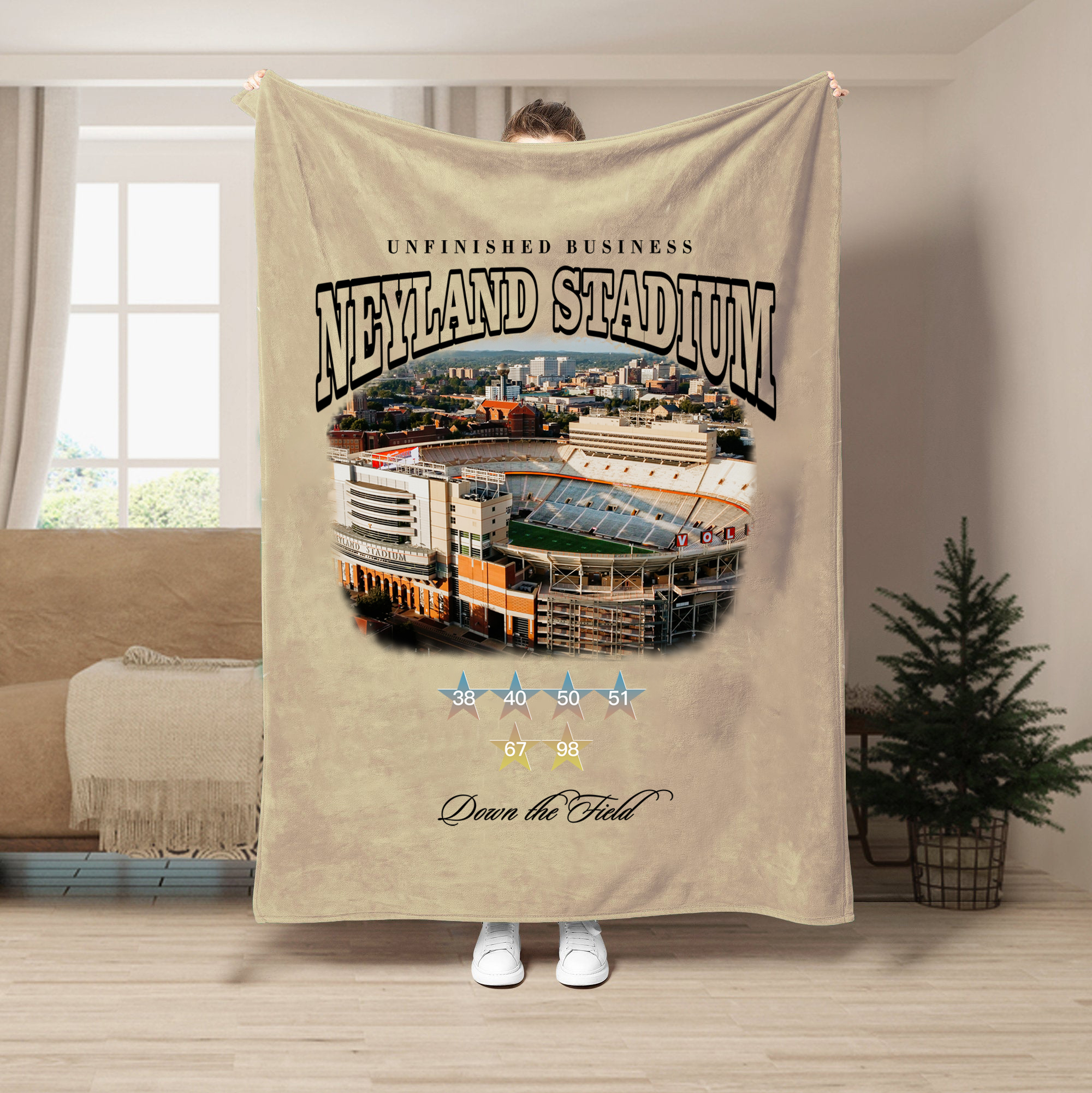 Unfinished Business Blanket-Neyland Stadium