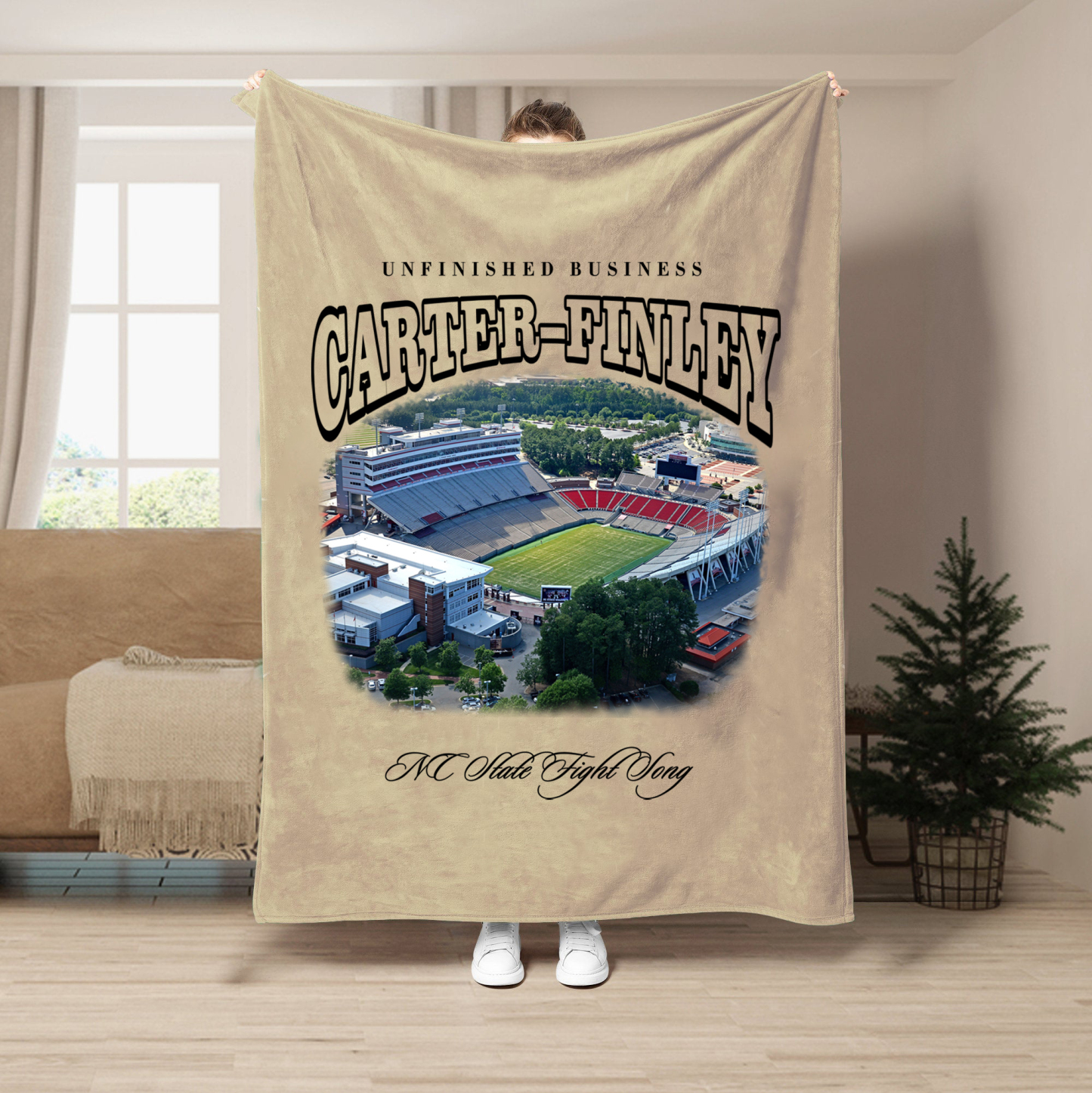 Unfinished Business Blanket-Carter–Finley Stadium