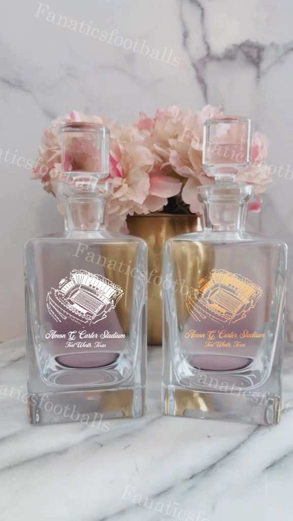 Amon G. Carter Stadium Whiskey Bottles-Gifts For Sports Lovers